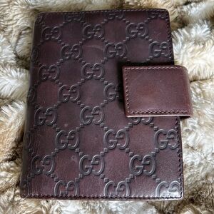 Authentic Gucci day timer/card holder